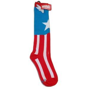 Marvel Superhero Knee High Socks Wings Women's 9-11 NEW